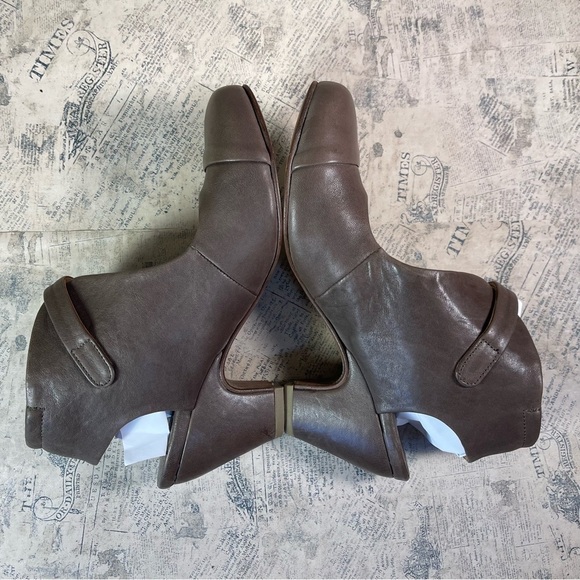 PEPE MONJO ARGILA Brown Leather Ankle Strap Heel Shoes - Picture 7 of 12